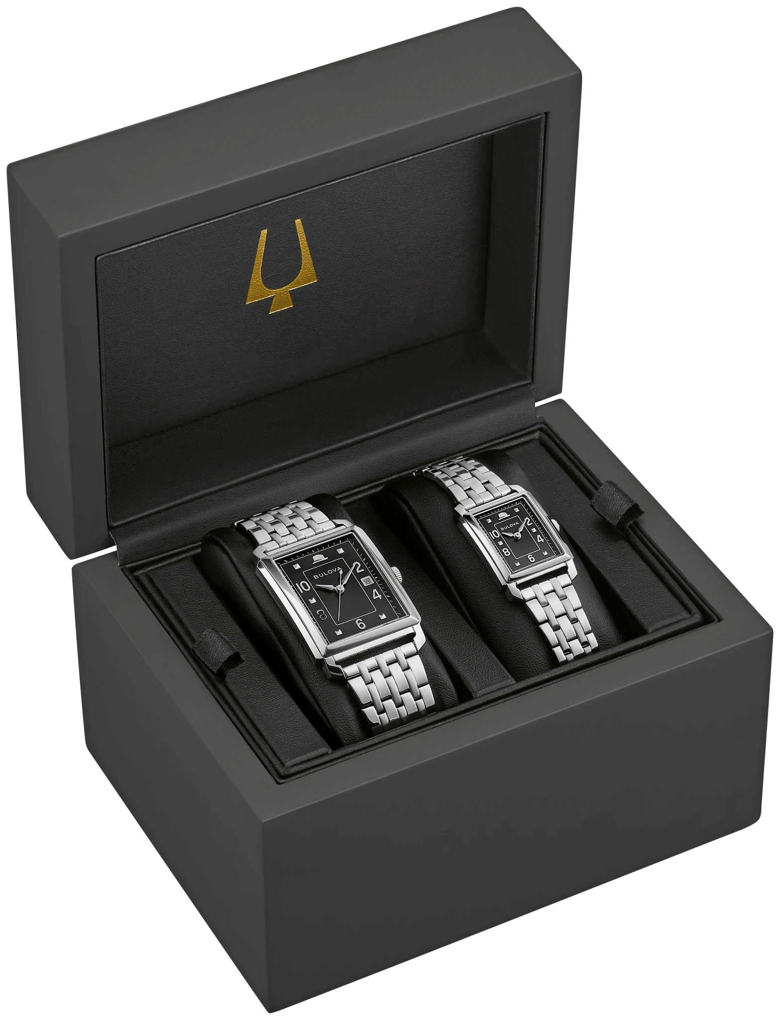 Black Dial Stainless Steel Bracelet The Very Thought Of You 96X166